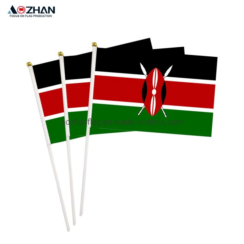 Wholesale/Supplier Kenya Flags Country National Flag of Kenya for Indoor Outdoor Decoration