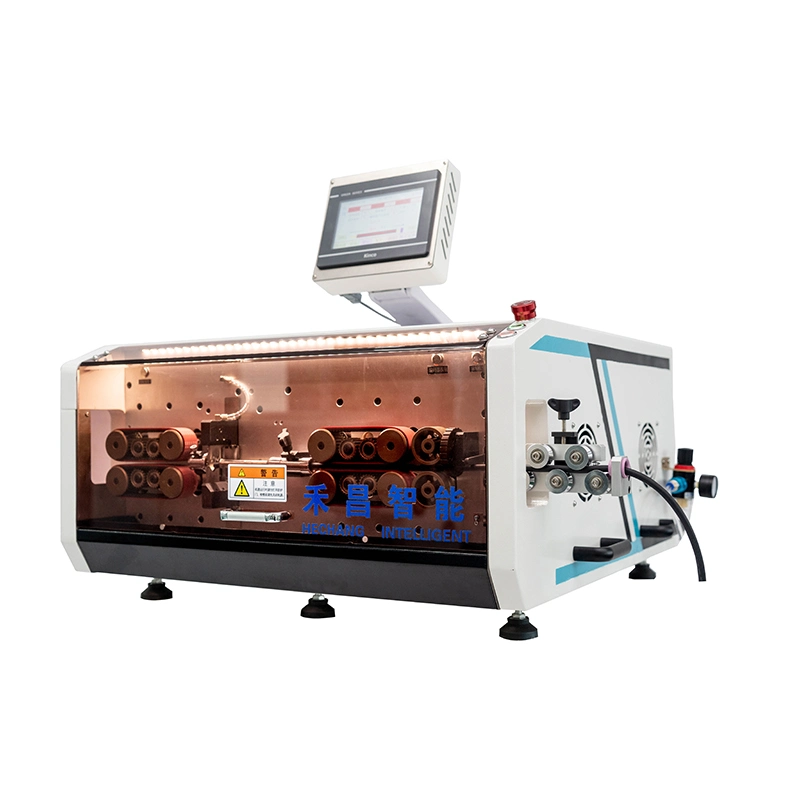 Hc-608f3 Pmj Automatic Cable Inkjet Marking Machine Cable Printing Machine Cable Wire Cut Strip and Print Machine