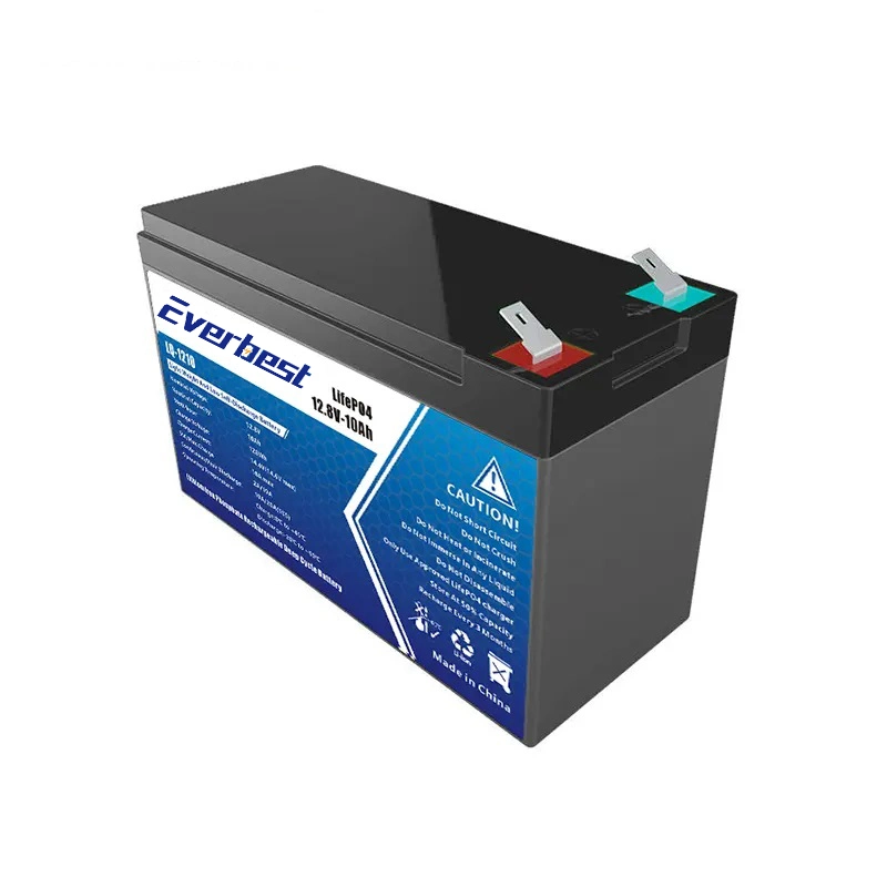 2000 Zyklen 12V 10Ah wiederaufladbare LiFePO4 Lithium-Ionen-Solarbatterie Stromversorgung