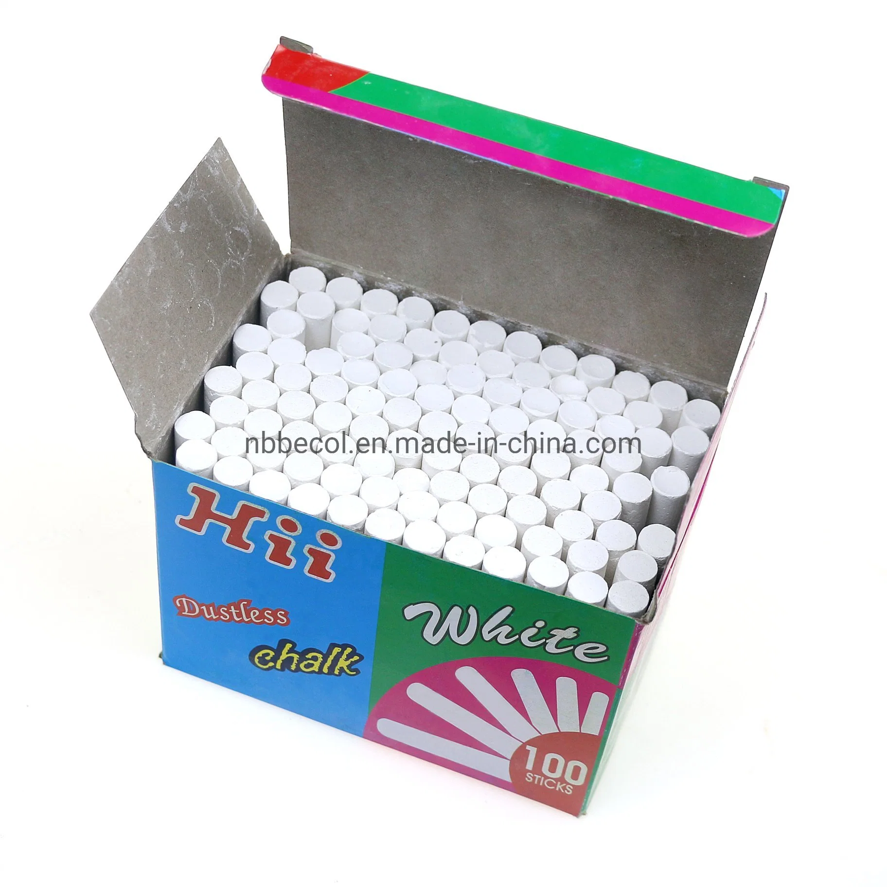 Wholesale/Supplier White Chalk and Colorful Dust-Free Chalk for Blackboard