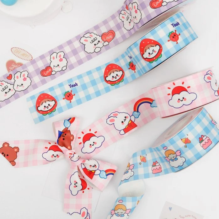 Cartoon Children's Fun Colorful Ribbon Children's Birthday Cake Decoration Ribbon