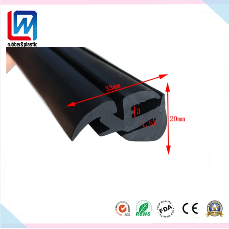 EPDM PVC Rubber Extrusion Seal Rubber Sealing Strip for Car Window and Door