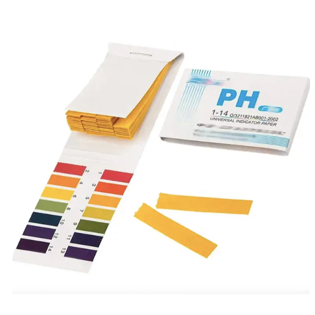 El papel de prueba del acuario las tiras de prueba de pH
