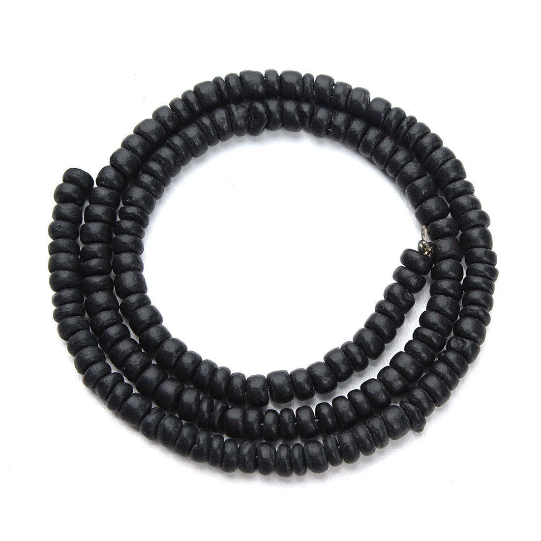 DIY Accessories Coconut Shell Septa Loose Beads Bracelet Necklace Flat Round Wood Beads