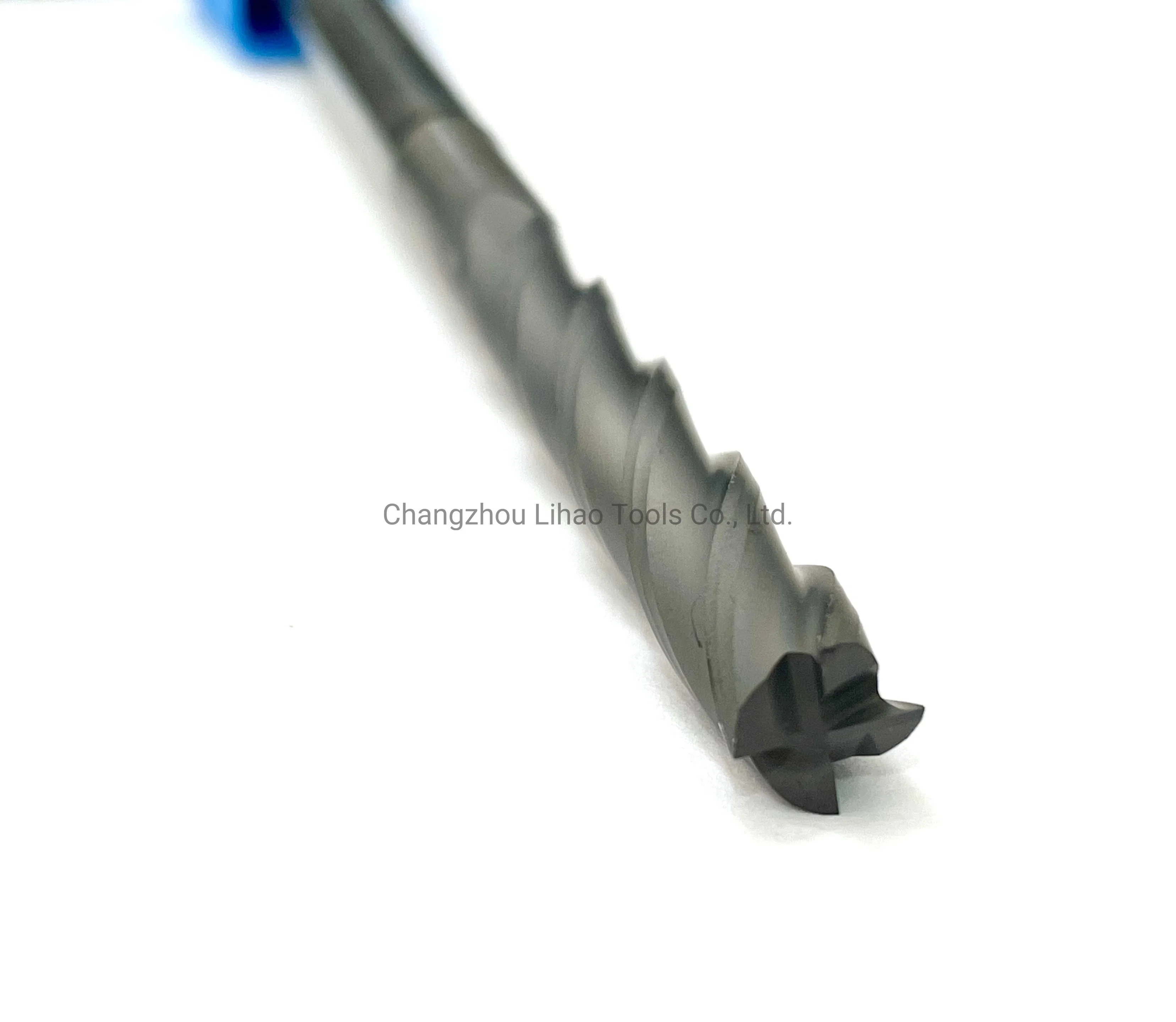 4 Flutes Coated Diamond Corner Radius Milling Bits for Graphite