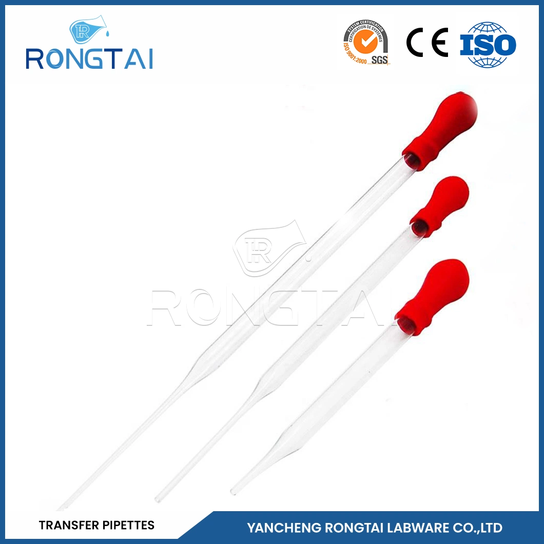 Rongtai Glass Sterile Transfer Pipette Fabricators Glass Pipette 2 Ml China Large Pipettes