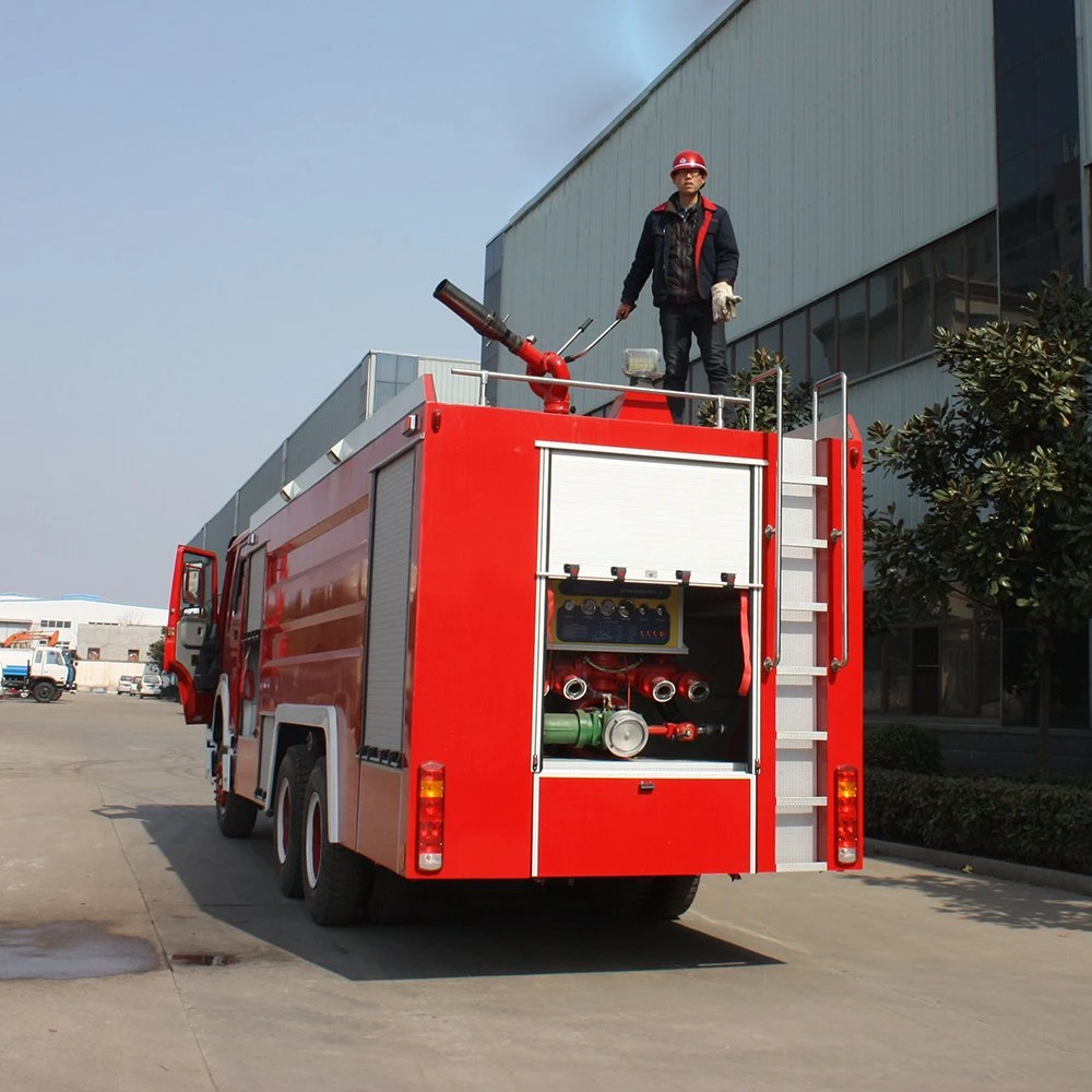 Sinotruk HOWO 6X4 de espuma de água de combate a incêndios Pumpers 12t 15t Bombeiro Veículo