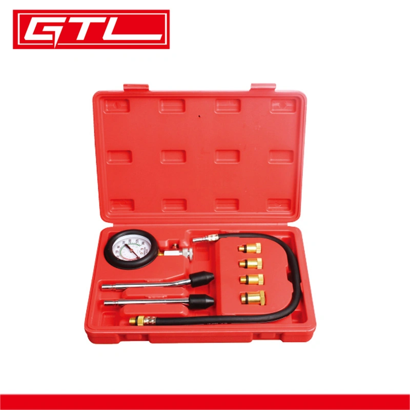Petrol Gas Engine Cylinder Compression Tester Kits Gauge Kit Auto Tool with O Ring (48110017)