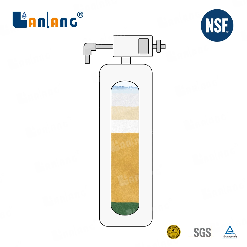 Lanlang Hypermix Remove Hardness Softener Mixed Resin Media Water Treatment Remova o meio de resina de troca de íons mistos de manganês e amónio