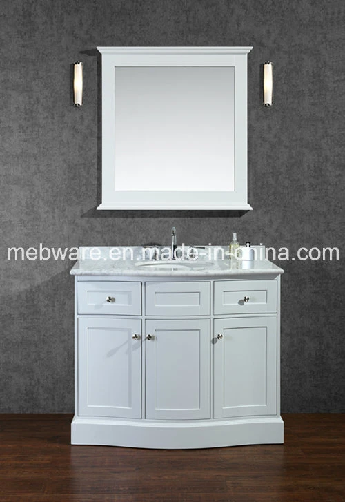 42" Single Sink Solid Wood Bathroom Vanity Set