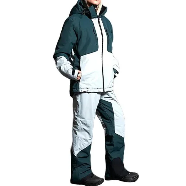 Customized Waterproof Thick Snow Suit Winter Outdoor Sport Jacket Ski Wear