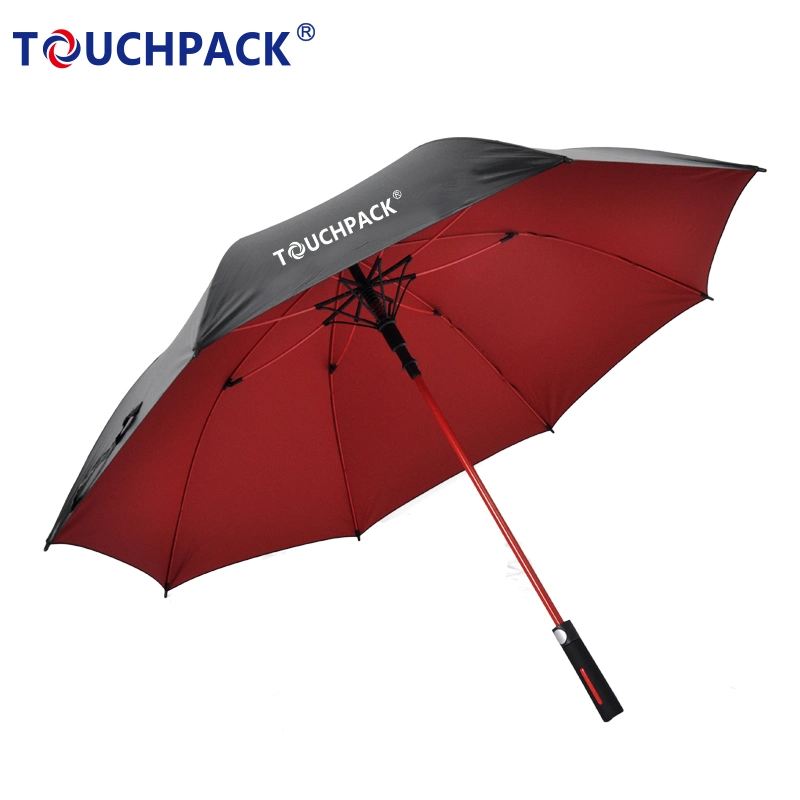 Promotional Advertisement Customize Custom Logo Printed Auto Rain Golf Long Umbrella