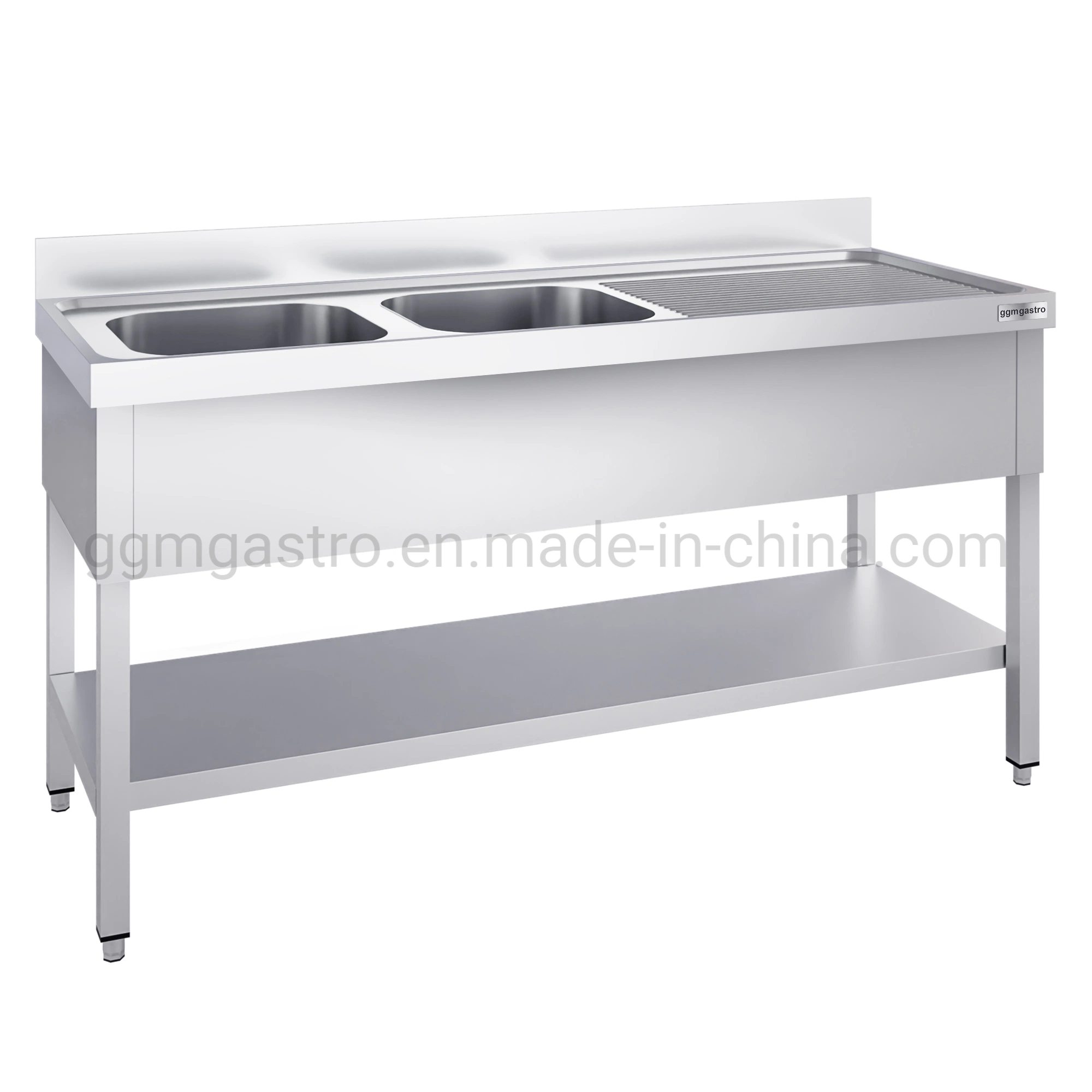 Stainless Steel Sink Unit Dishwasher with Cabinet