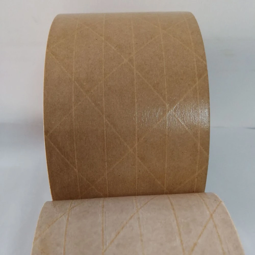 Customizable Wholesale/Supplier Waterproof Reinforced Kraft Paper Sealing Packaging Tape