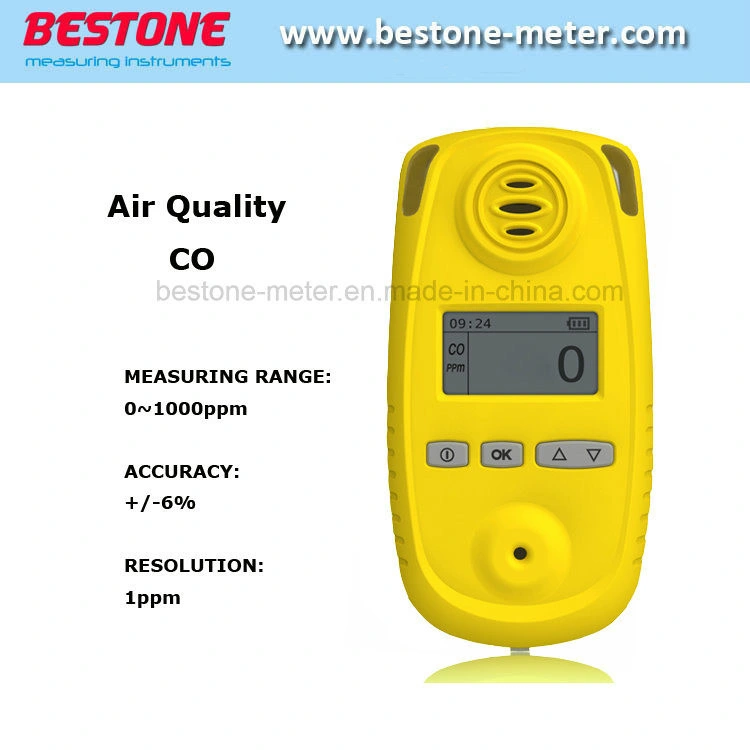 Carbon Monoxide Co Gas Detector with 0-1000ppm High Precision Carbon Monoxide Gas Portable Co Gas Leak Detector Saco