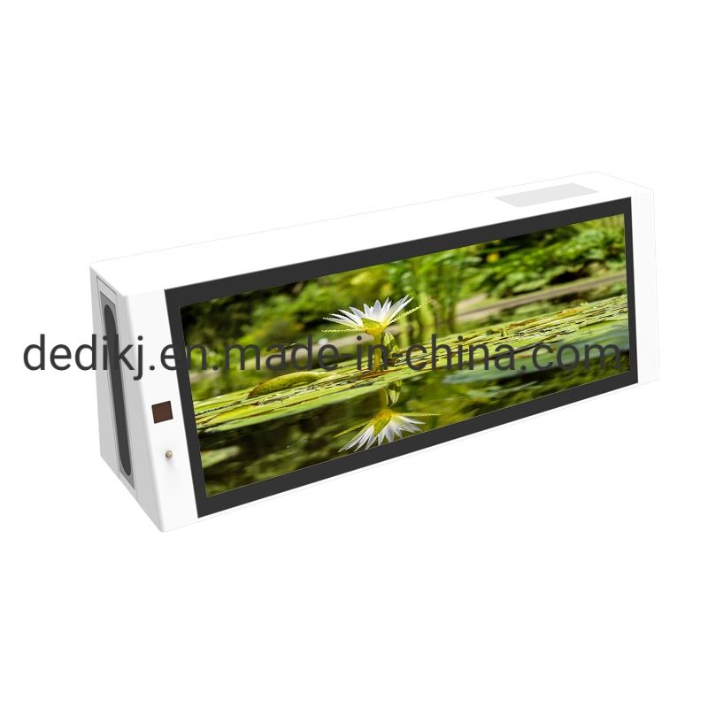 Outdoor Taxi Roof LCD Advertising Display Double Screen Full Color