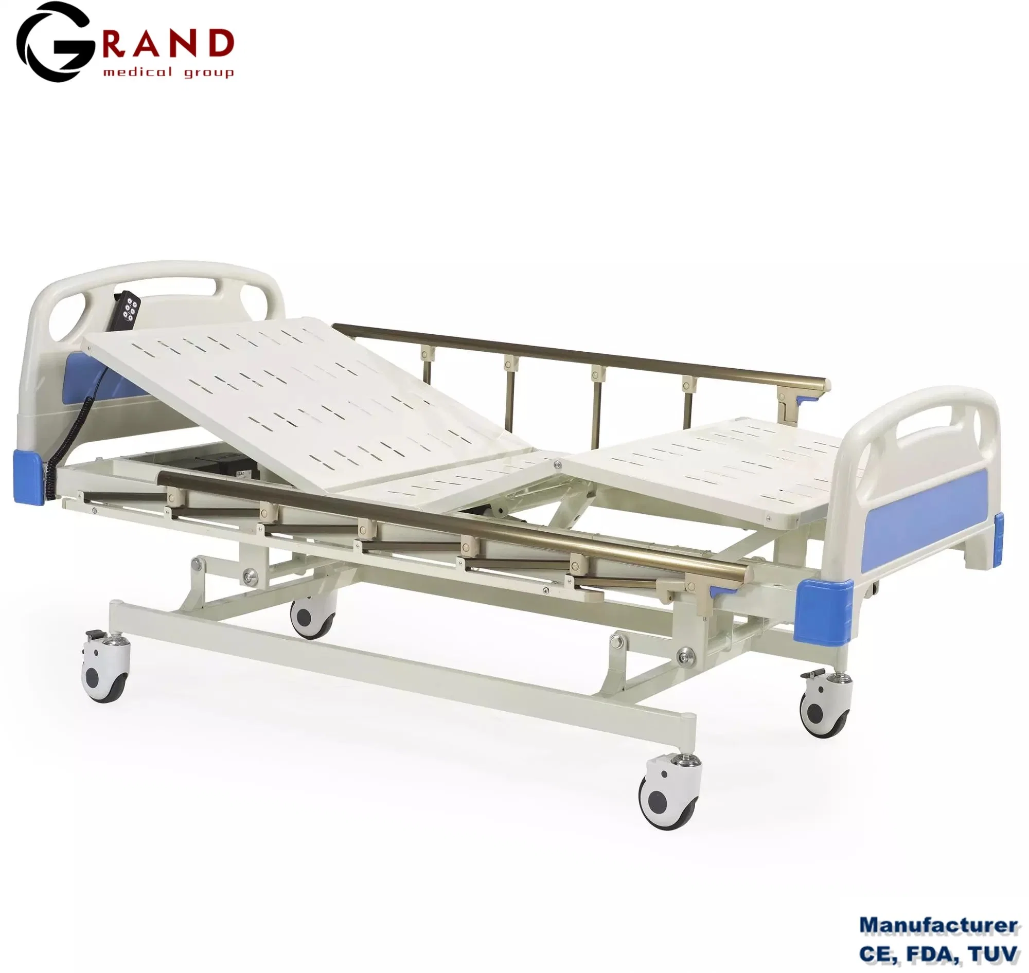 Electric Adjusted Lifted Hospital Bed Three Function Medical Patient Nursing Bed for Hospital Furniture Medical Equipment