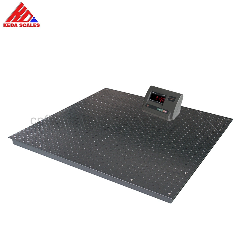 Floor Type Digital Weighing Scale 1000kg with 5mm Checker Plate