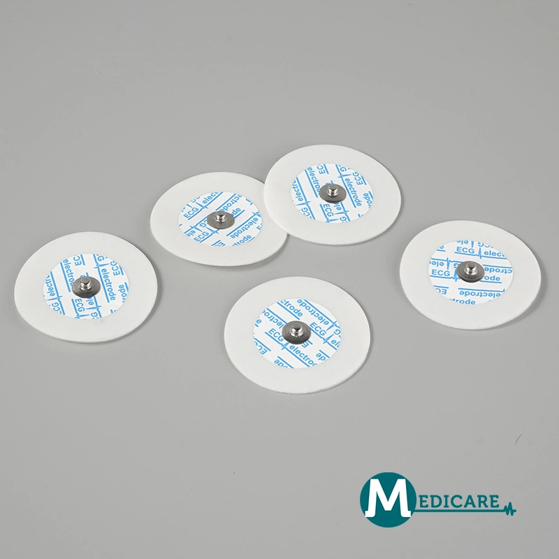 Los logotipos personalizados Medical cinta Non-Woven Electrodo adhesivo conductor parche parche para la salud