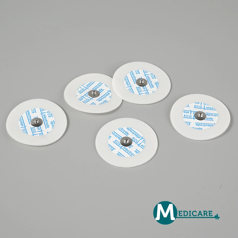 Emblema personalizado da fita adesiva condutora emblema médico não entrançado Patch para o elétrodo Para a saúde