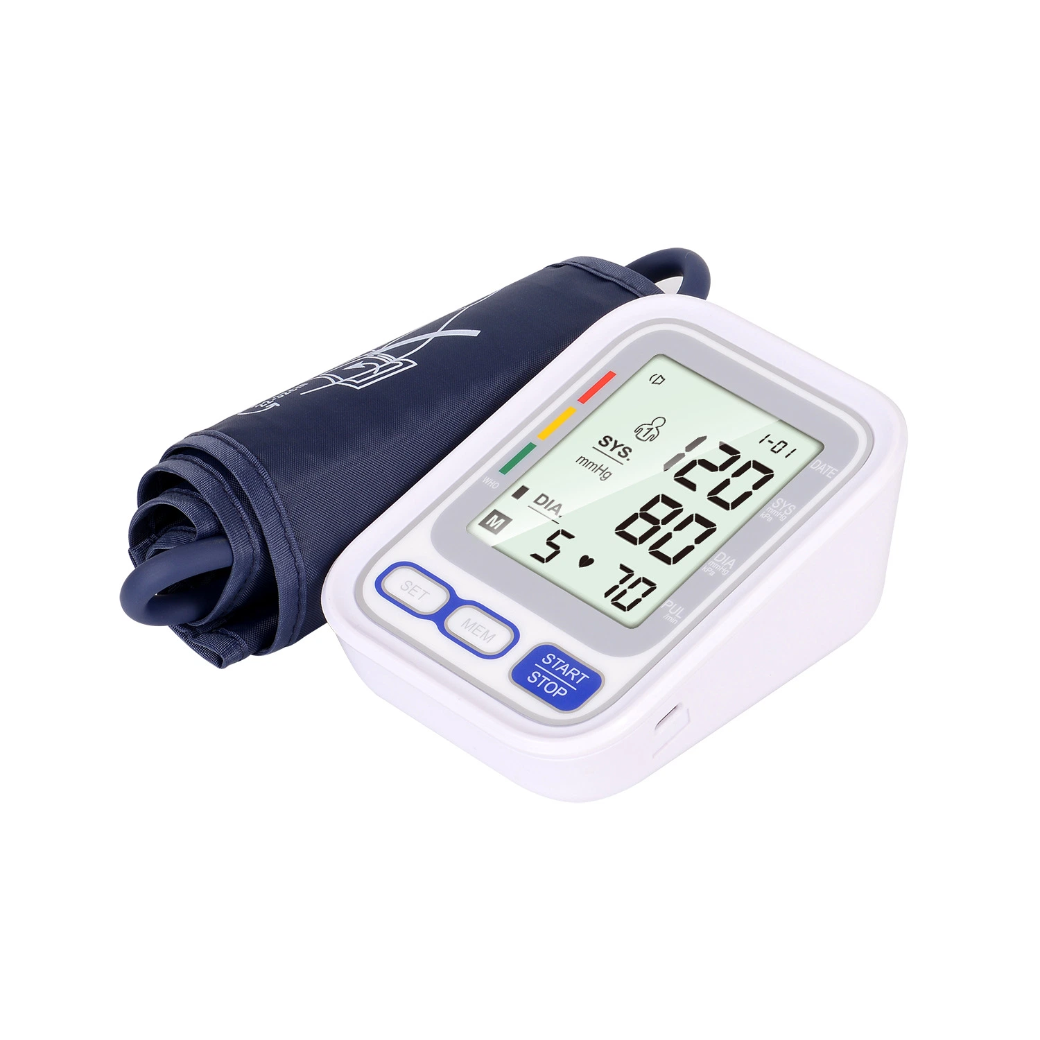 مراقبة ضغط الدم الجهة المصنعة Rak268 Digital Electric Portable Blood Pressure الشاشة