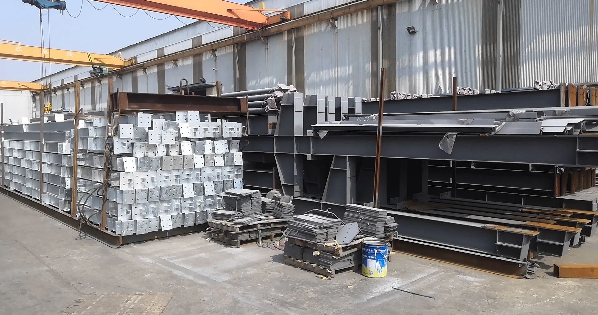 South Africa Prefabricated Steel Beam Heavy-Duty Steel Structure Workshop House