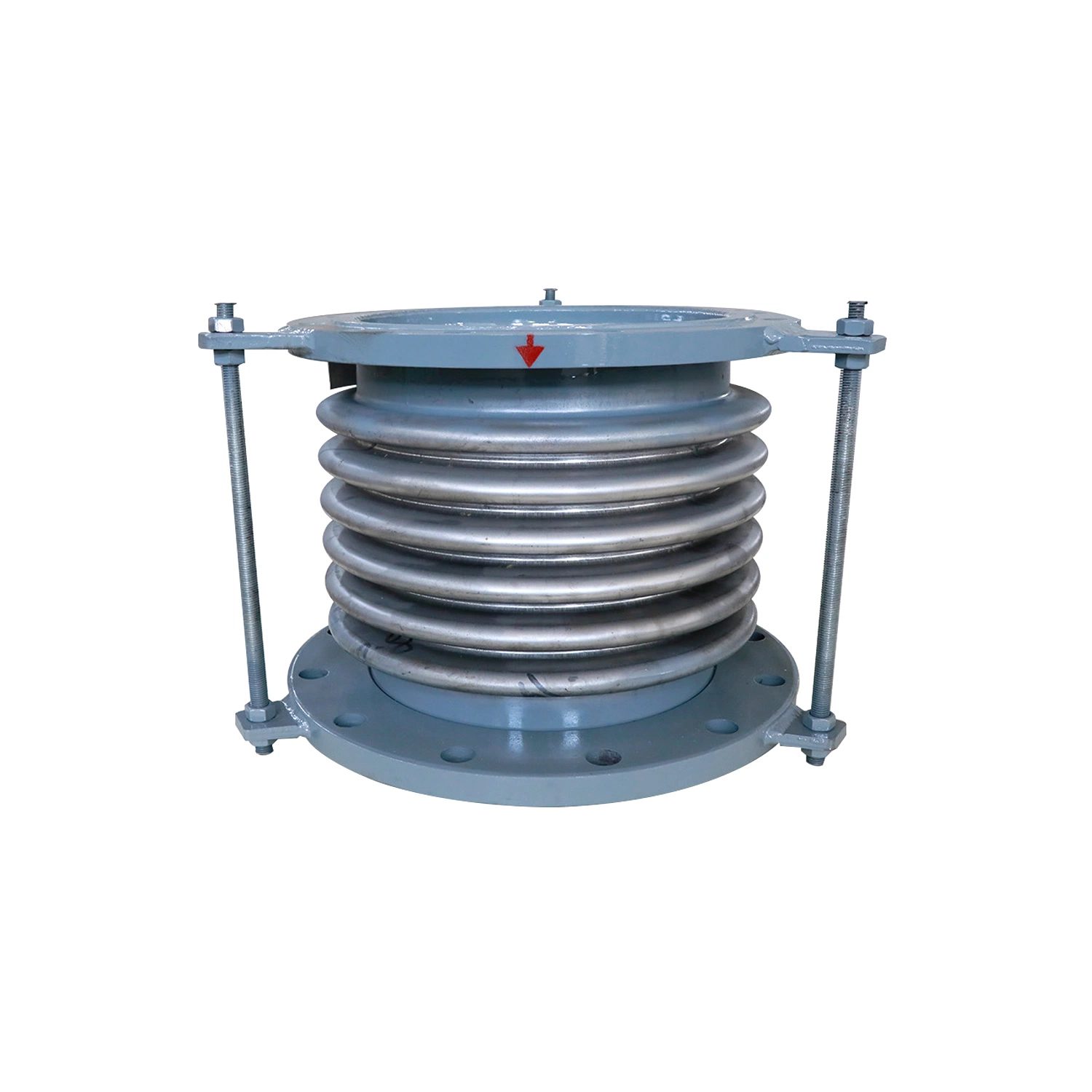 Raccord de tuyauterie industriel personnalisé connexion à bride acier inoxydable grande hauteur Flexible à pression tressé en métal