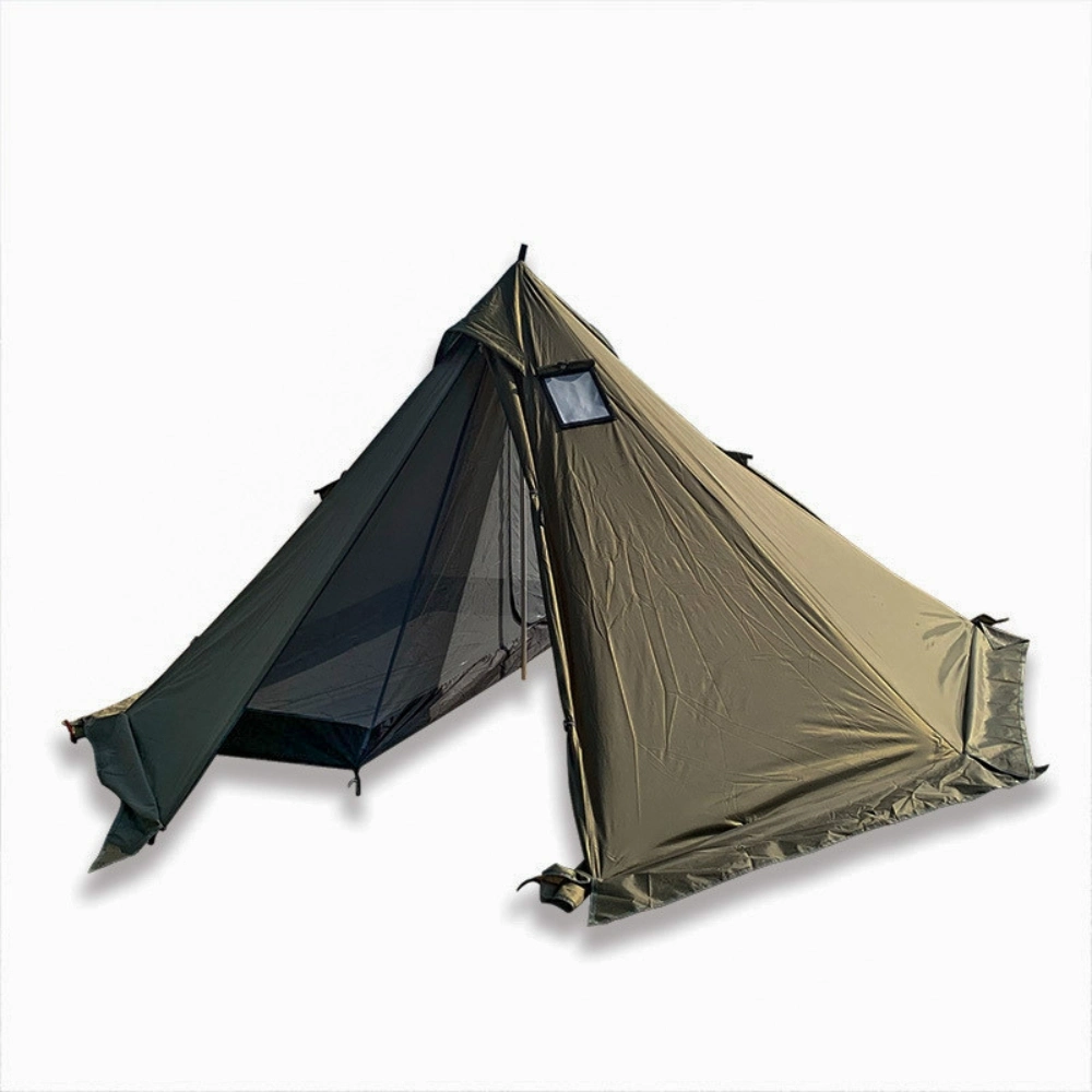 Hauteur réglable de tente de cuisinière Ultra Tipi chaud hiver Camping chasse Équipement Ci24756