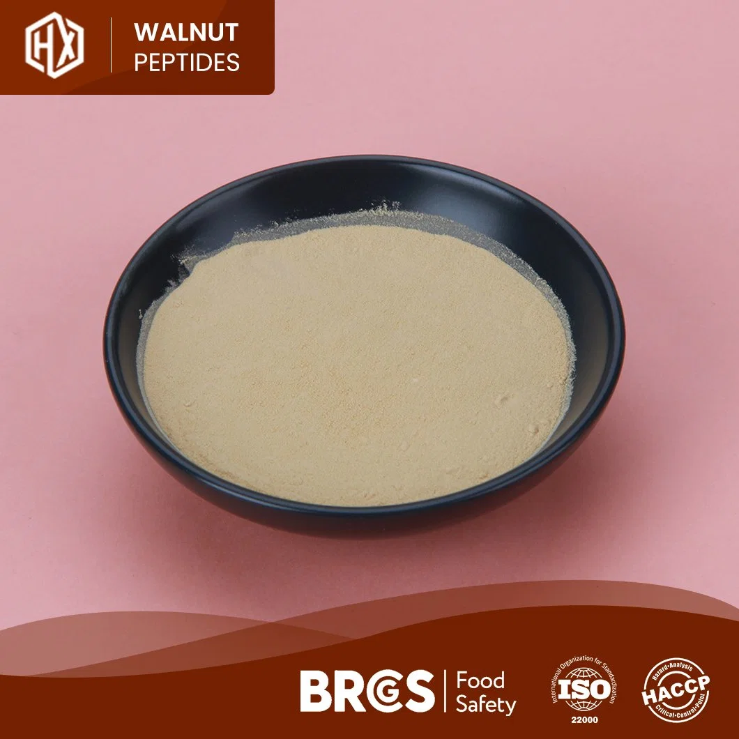Haoxiang Wholesale/Supplier Custom Food Grade Walnut Peptides Bulk High Purity Walnut Peptide China High Purity Water Soluble Small Molecule Walnut Peptide Manufacturers