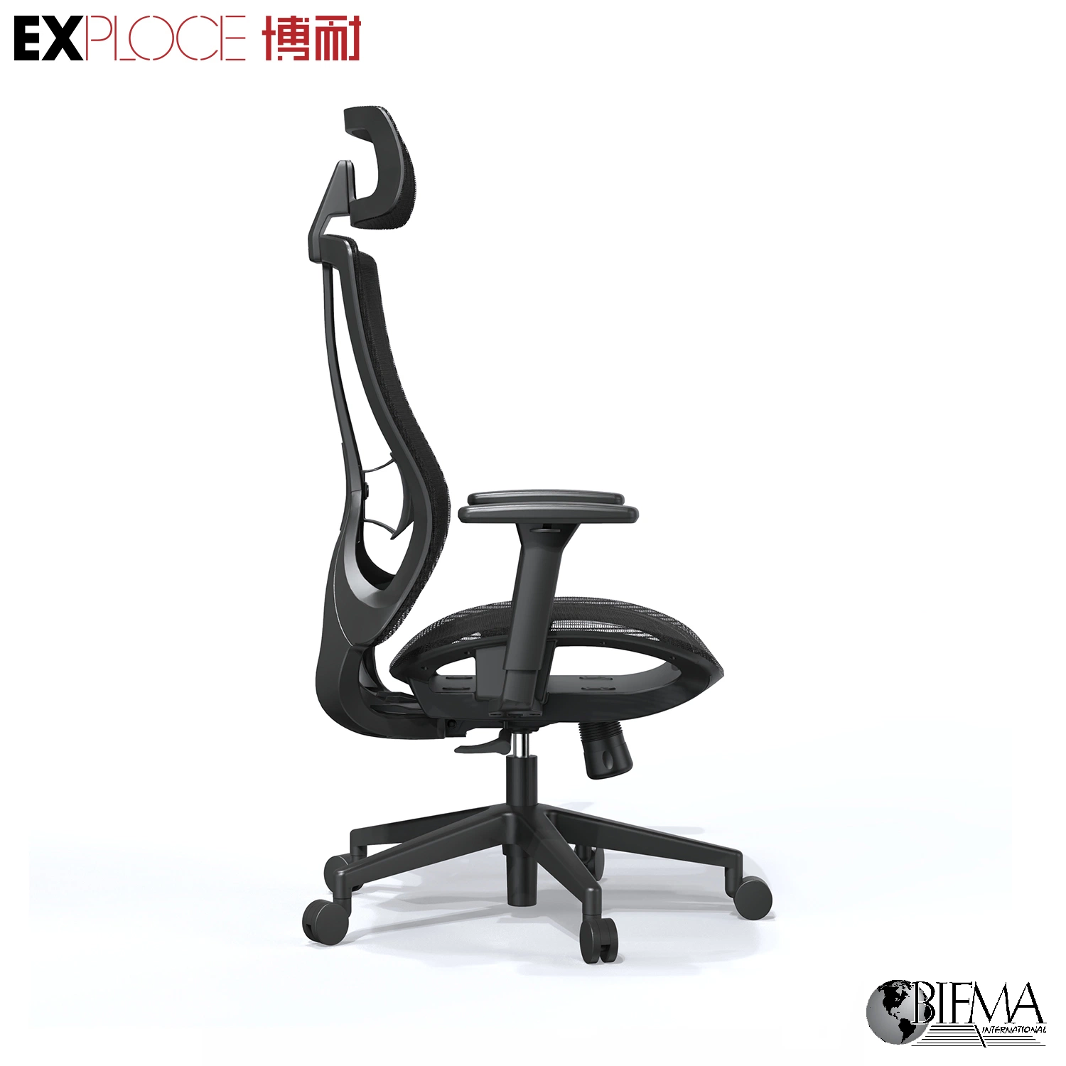 Formato ergonômico Design Eiffel Barato preço médio do pessoal de escritório de presidir a Função ajustável para o Sudeste Asiático Mercado Americano BIFMA