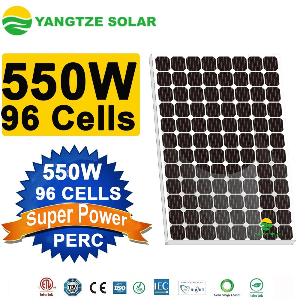 Yangtze 500W 550W Solar Panel Mono 96 Cells