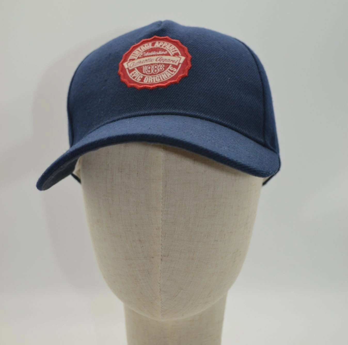 Großhandel Patch Angepasst 100% Baumwolle Sport Verstellbare Hut Stickerei Logo Unisex Baseball-Kappe