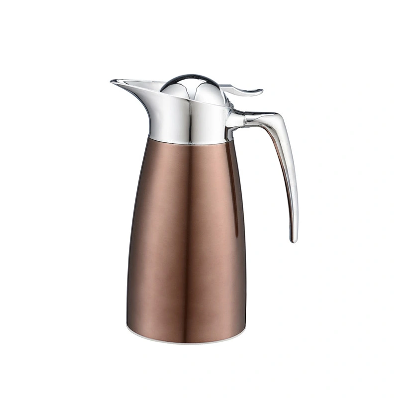 800ml Factory Stainless Steel Vacuum Jug Coffee Pot with Handle