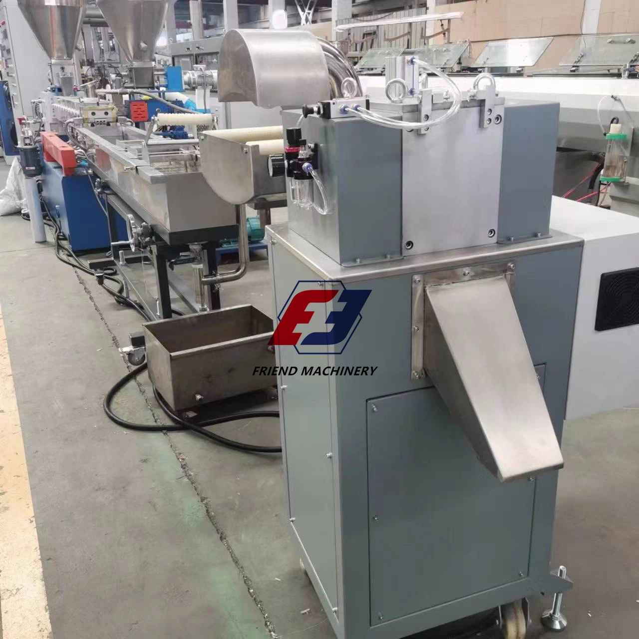 PLA Graphene Modified Plastic Pellet Making Machine Parallel Twin Screw Extruder Granulating Line