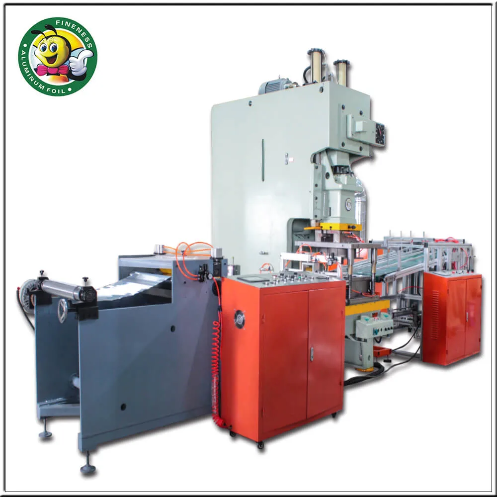 Best Quality Useful Aluminum Foil Food Container Machinery Container Production Line