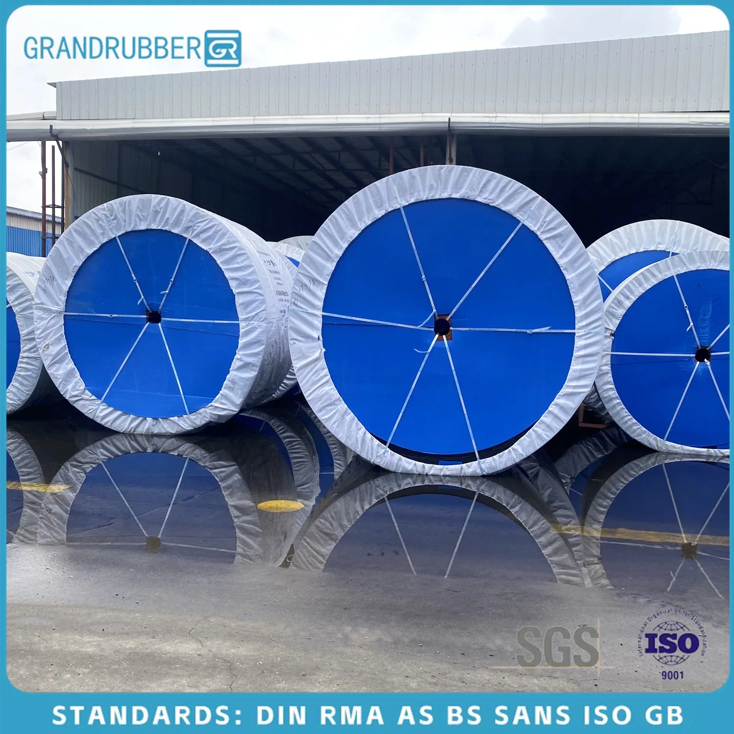 Wear Resistant Nn300 Fabric Transmission Endless Timing Industrial Rubber Conveyor Belt for Cement Industry