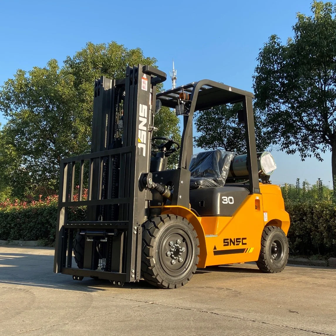 China Brands 2.5tons 3tons LPG Gas Diesel Forklift with Japan Engine in Stock