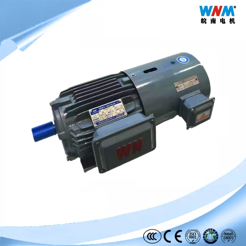 Motor de inducción de 2,2 Kw a 50Hz 5.6A Yvfej 380V-112m-6