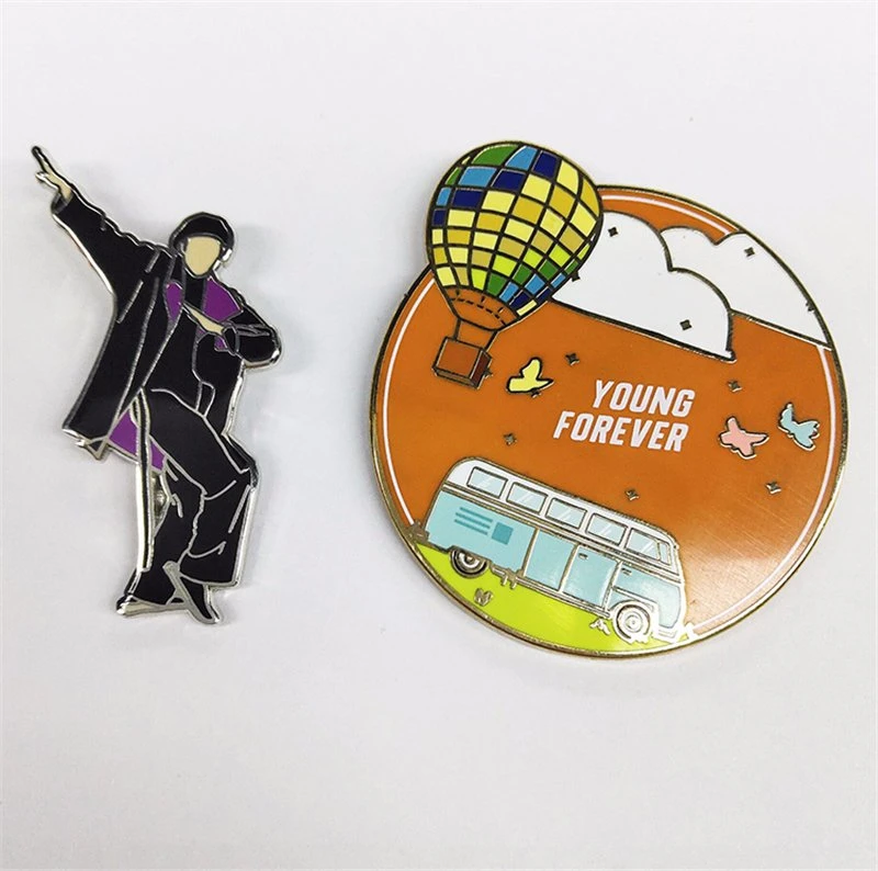 Souvenir Promotional Gifts Decoration Cute Kpop Custom Hard Enamel Lapel Pin Badge