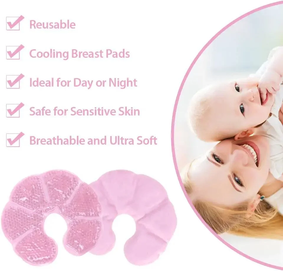 Cooling Pack Breast Ice Pack Hot Cold Gel Pads for Breastfeeding Breast Therapy Pack