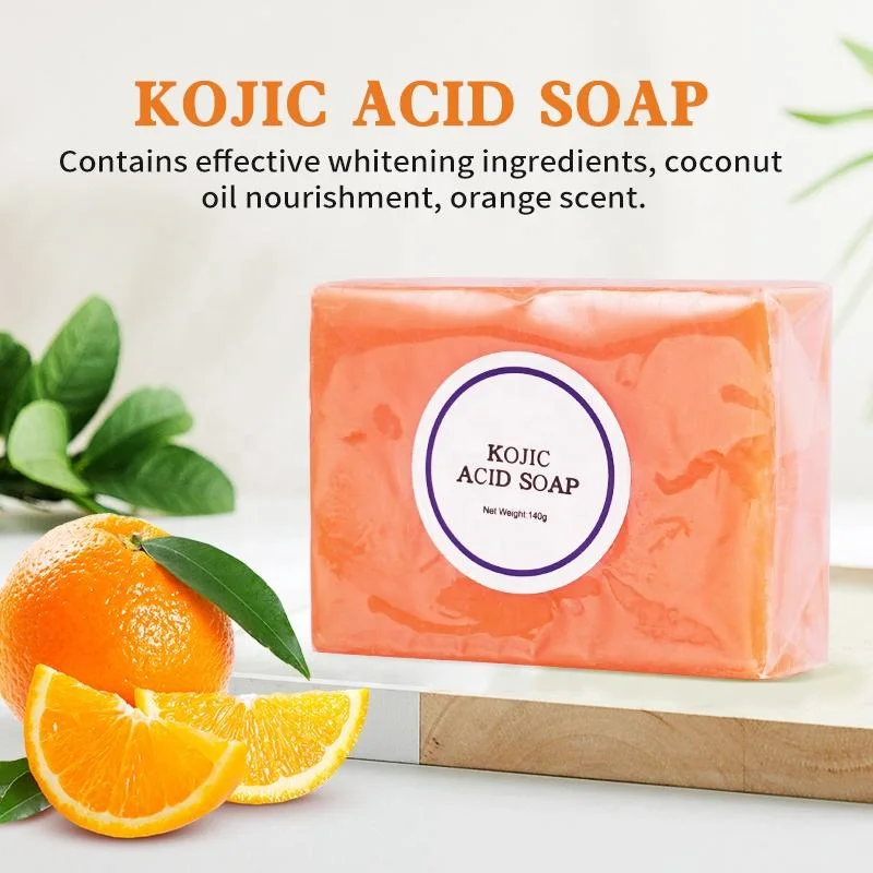 Custom Scented Organic Ingredients Kojic Acid Soap for Whitening Body and Face