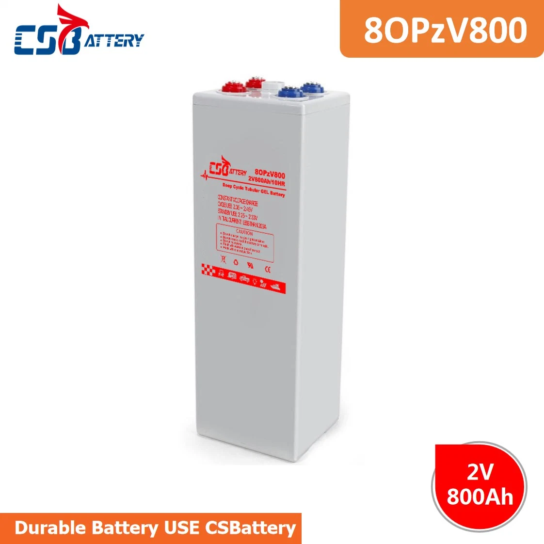 Csbattery 2V250AH PLACAS TUBULARES Opzv batería de energía solar para iluminación de emergencia / Telecomunicaciones/Solar Sistema Solar / Bts/Boo