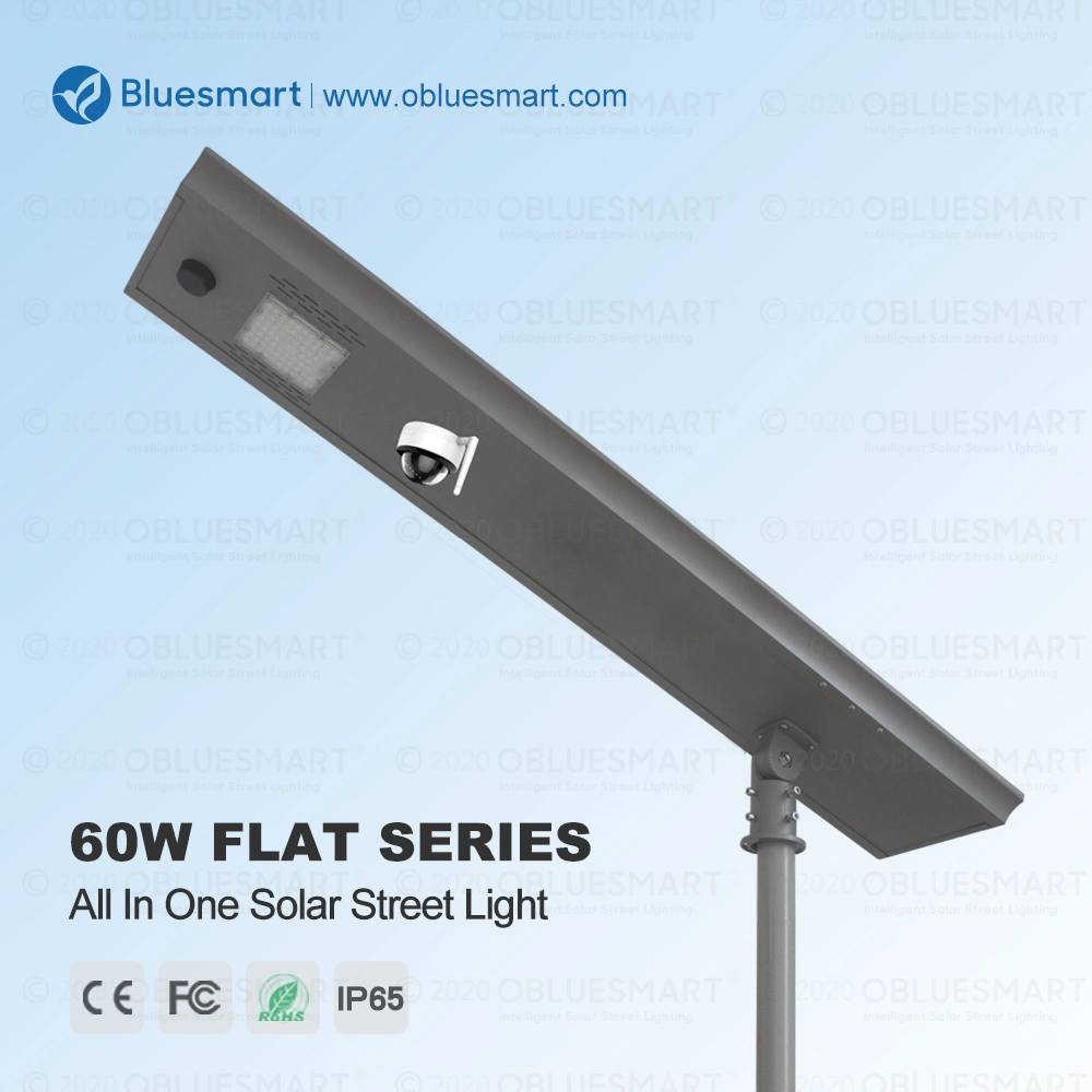 Die-Casting Aluminum High Power 60W Outdoor Solar LED Light with Camera