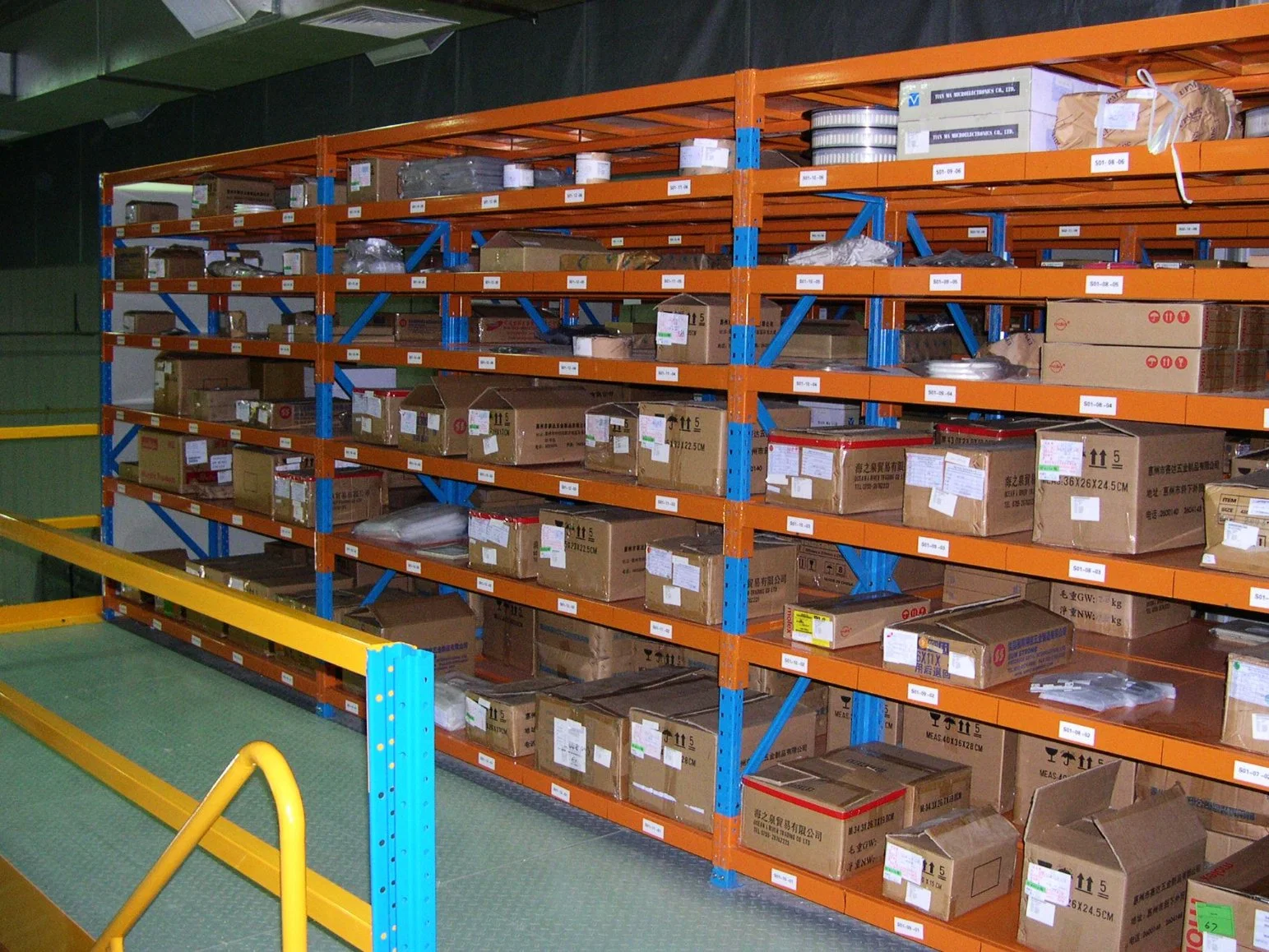 Multi Shelf Steel Decking Mezzanine Floor Rack with SGS/ISO