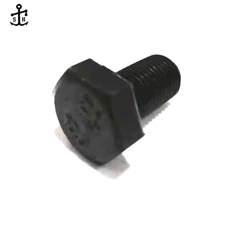 Metal Black Oxidation DIN 931 Hexagon Bolt for Machine Made in China