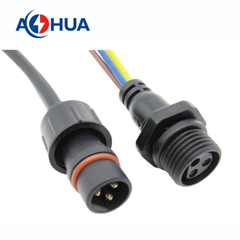 M16 Potencia impermeable Tipo de panel circular de 2 a 6 pines Conector macho hembra de cable eléctrico