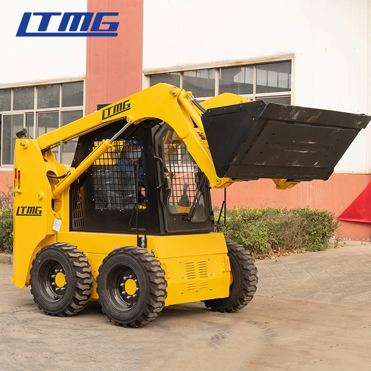 Ltmg Skid Steer China Mini Price 1500kgs 75hp Wheel Loaders Skidsteer Loader