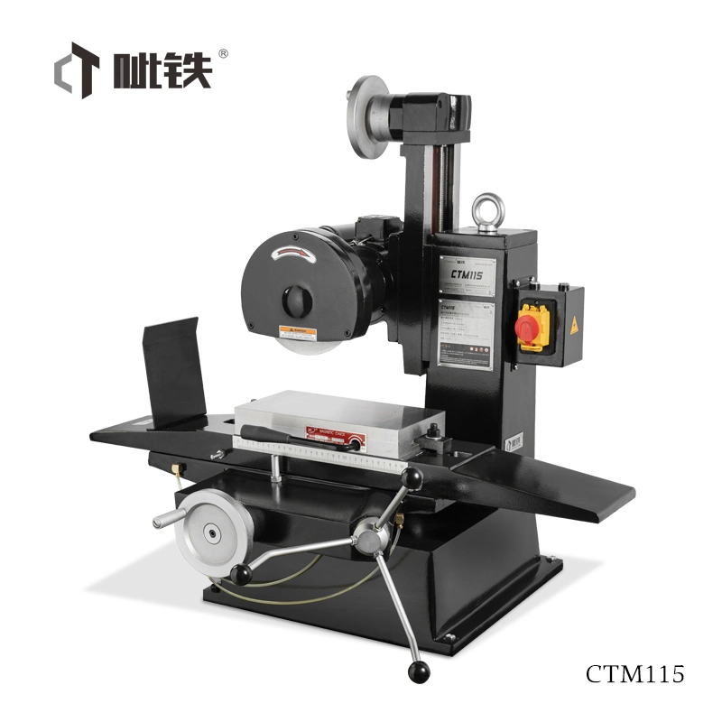 Buena calidad Alta precisión CTM115 esmeriladora de superficie manual eléctrica máquina de torno