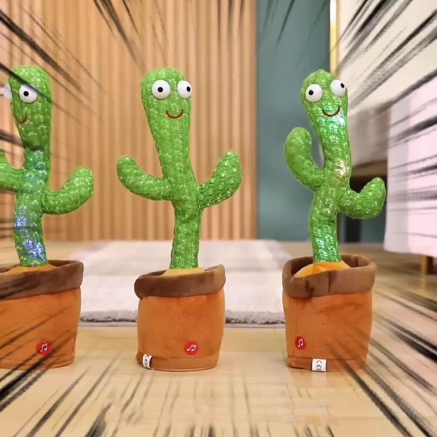 En parlant de danse bébé Cactus de parler des jouets en peluche pour les garçons filles jusqu'en peluche léger électronique Cactus