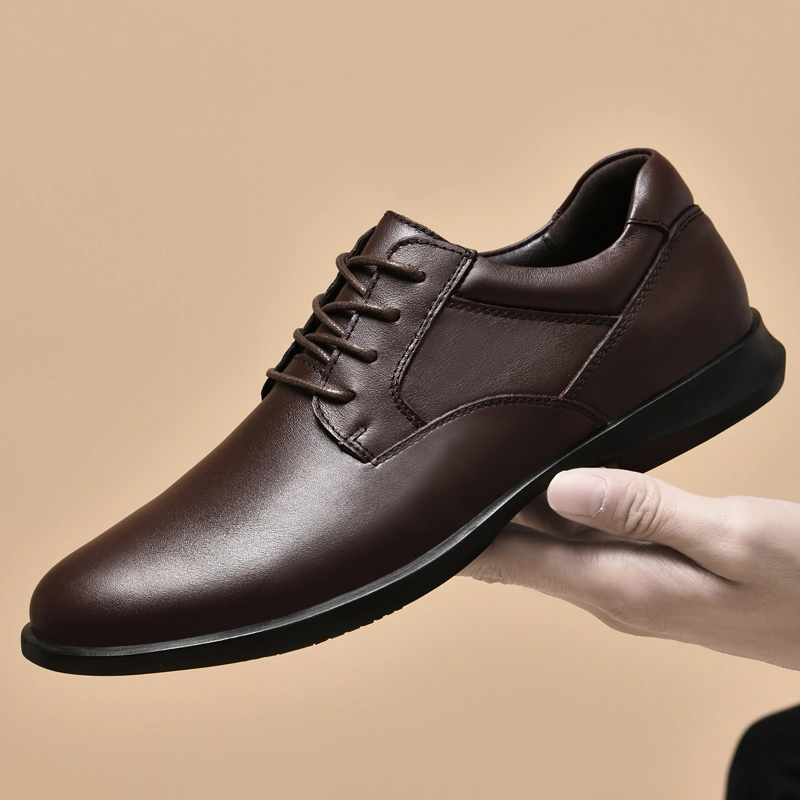 Zonxansize 37 a 48 hombres británicos traje de negocios de zapatos de cuero clásico de la moda de la boda única reunión Los zapatos de cuero